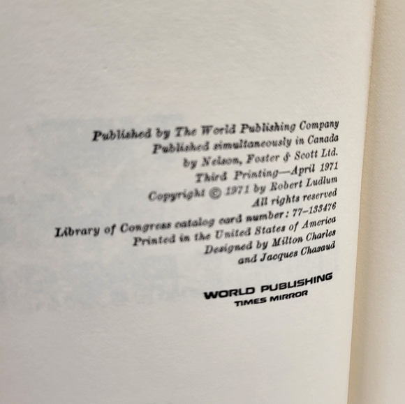 FIRST Printing | The Scarlatti Inheritance by Robert Ludlum | Vintage Book - Picture 5 of 10